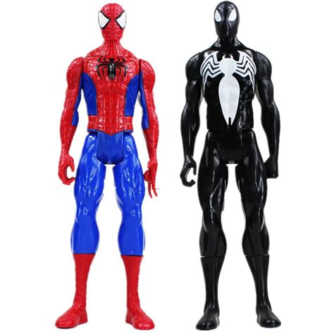 Superhero Spiderman Black Goblin Venom PVC Action Figure Toys Western ...