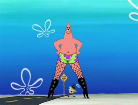 Create meme "Patrick in boots and spongebob (Patrick in boots and ...