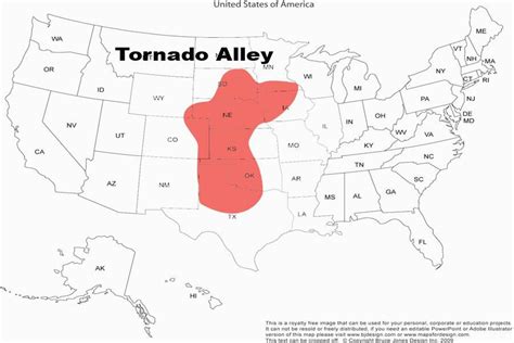 Texas tornado Alley Map – secretmuseum