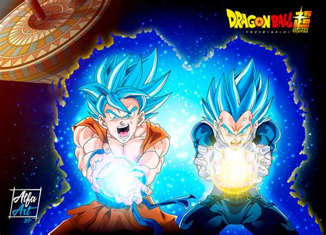 Goku en kamehameha y Vegeta en Final Flash - FINAL by Alfa-Art on ...