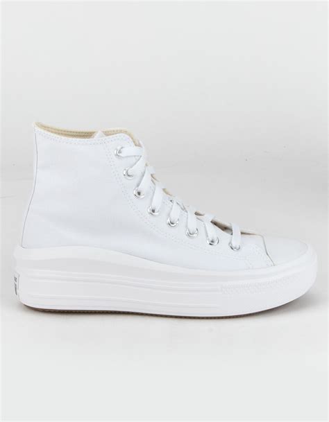 CONVERSE Chuck Taylor All Star Move Womens White Platform High Top ...