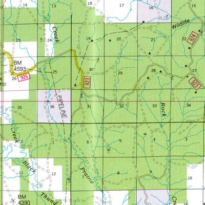 Thunder Basin National Grassland Visitor Map (North Half) by US Forest ...