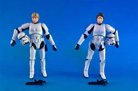 STAR WARS VINTAGE Collection Han Solo Vc143 & Luke Skywalker Stormtrooper Vc169 $45.00 - PicClick