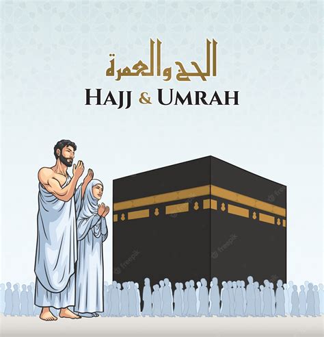 Premium Vector | Hajj and Umrah Illustration