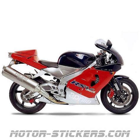 Aprilia RSV 1000 Mille 1999 decals