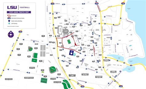 Lsu Tiger Stadium Parking Map