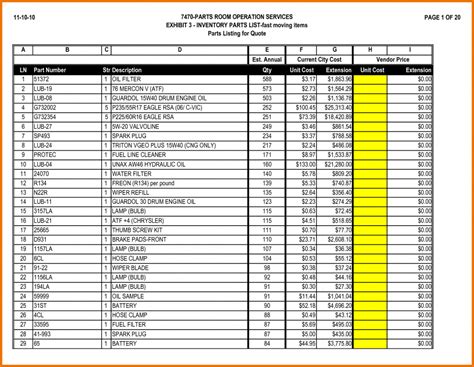 Coffee Shop Inventory Spreadsheet within Inventory Spreadsheets Bar ...