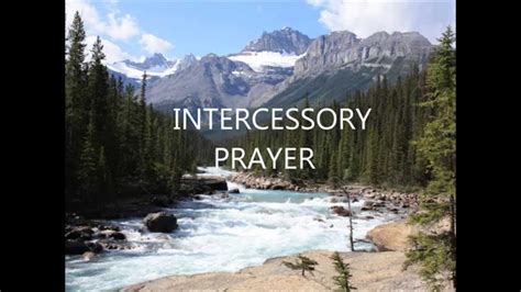 INTERCESSORY PRAYER AUDIO - YouTube