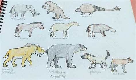 South American pleistocene megafauna by torm28 on DeviantArt