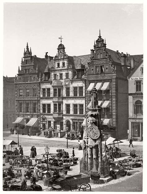 Vintage: historic photos of Bremen, Germany in the late 19th Century ...