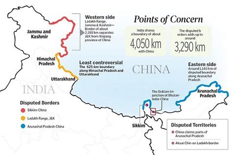 The India-China border has been witnessing tensions over the past month ...