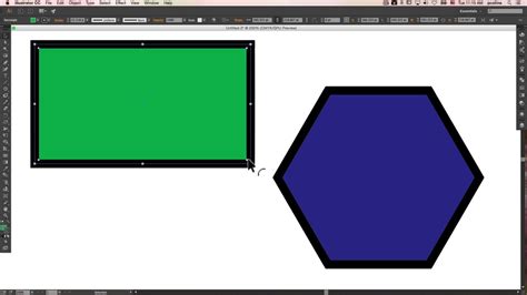 Working with Edges and Corners in a Shape in Illustrator - Quick Photoshop Tutorial