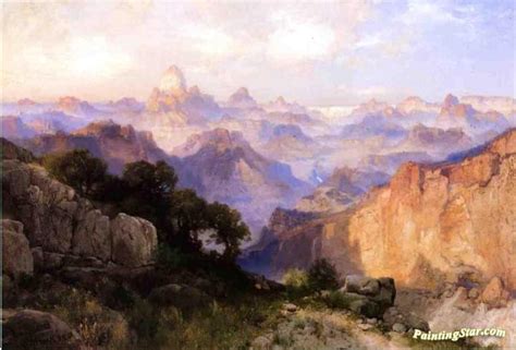 The Grand Canyon Artwork By Thomas Moran Oil Painting & Art Prints On Canvas For Sale ...