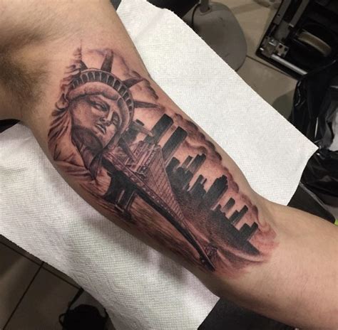 New York Skyline by Ralph Rosa, Morris Park Ink, Bronx, NY : r/tattoos