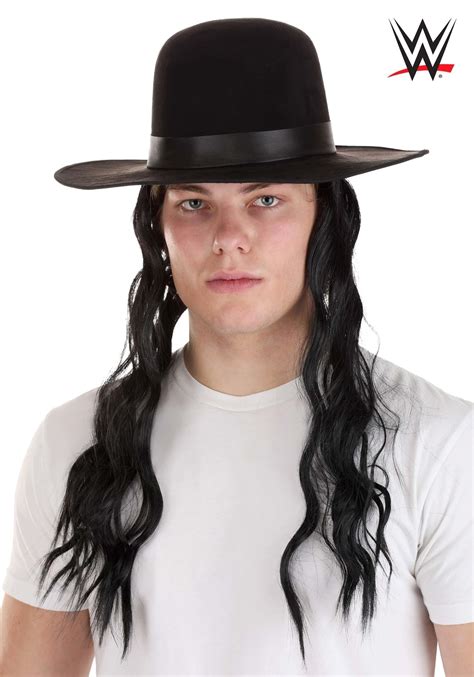 Deluxe WWE Undertaker Adult Costume Hat Accessory | WWE Costume Accessories