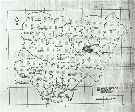 Nigeria Showing Yankari Game Reserve | Download Scientific Diagram