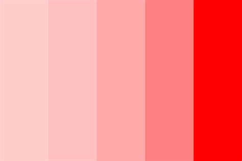 Red into Pink Color Palette | สี