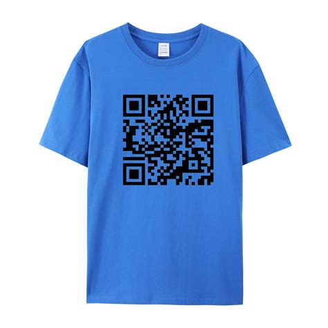 Funny QR Code T-Shirt - Personalized QR code content