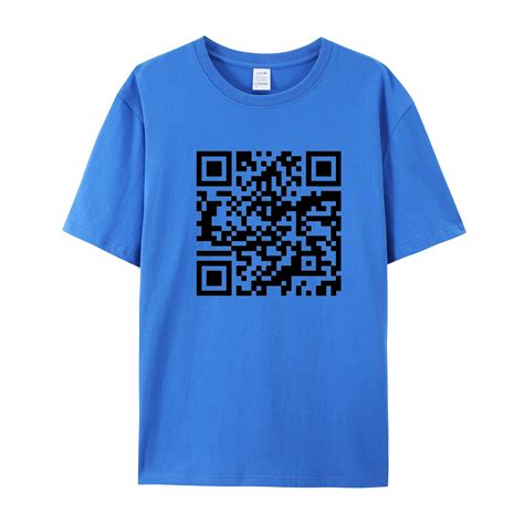 Funny QR Code T-Shirt - Personalized QR code content