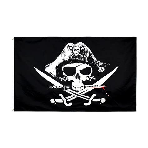 90x150cm Black Beard Blackbeard Edward Teach Pirat... – Grandado