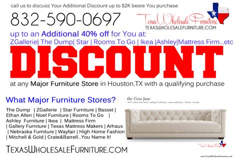 Houston TX Furniture Store News — Texas Wholesale Furniture Co.