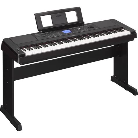 Yamaha DGX-660 Portable Grand Digital Piano (Black) DGX660B B&H