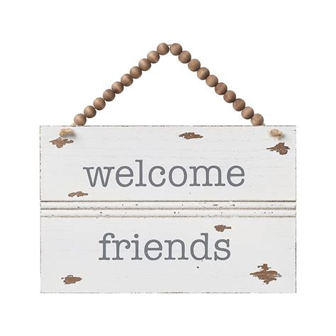 Welcome Friends Trim Sign | Freckles and Fireflies