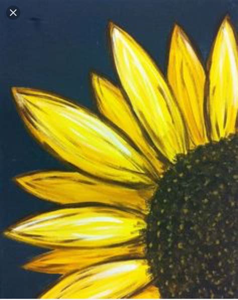 A sun flower painting | Peinture de tournesol, Peinture fleurs, Peinture florale