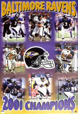 Baltimore Ravens Super Bowl XXXV Champions Commemorative Poster - Star ...