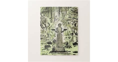 Bird Girl, Bonaventure Cemetery, Savannah, GA Jigsaw Puzzle | Zazzle