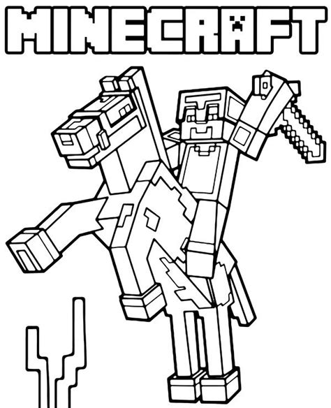 Minecraft Logo Coloring Sheet Coloring Pages