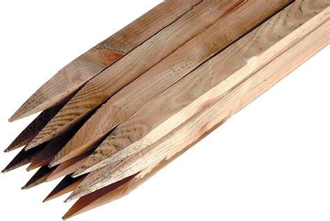 Hardwood Stakes 5' x 1" (1.5mtr x 25mm) - Downham Garden Centre