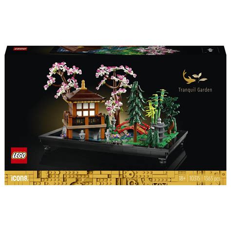 LEGO® Icons Tranquil Garden 10315 Building Blocks Toy Set; Flowers ...