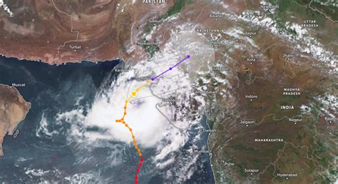 Cyclone Biparjoy tracker: Latest India weather forecast and the tropical storm’s path