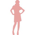 Girl in jacket | Free SVG