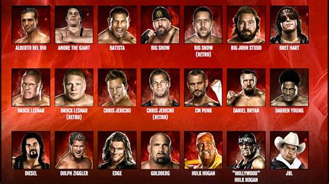 WWE 2K14 - FULL ROSTER REVEALED for 30 YEARS OF WM MODE! - YouTube