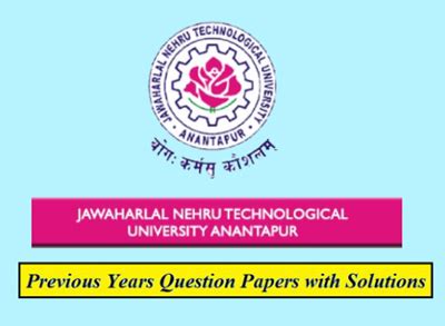 JNTUA - Jawaharlal Nehru Technological University, Anantapur Question ...