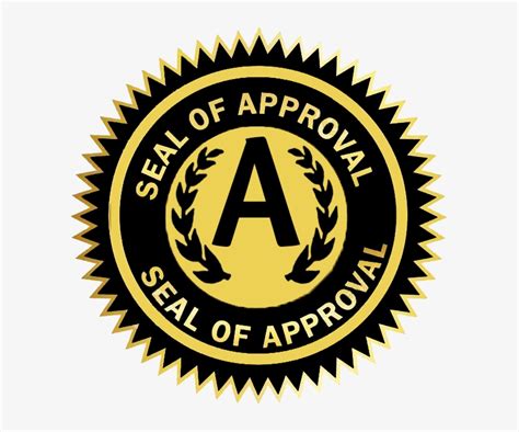 Seal Of Approval - Gold Stamp Certified - Free Transparent PNG Download ...