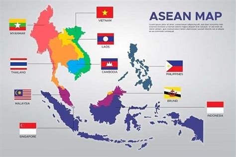 Gambar Peta Asean Lengkap Broonet - Riset