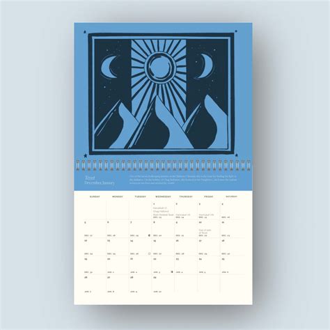 PREORDER - At The Well 5784 Hebrew Calendar - Shop - At The Well