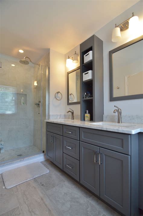 Bathroom Floor Ideas With Grey Vanity | Floor Roma