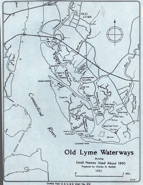 Documents: Map of Old Lyme Waterways - Florence Griswold Museum