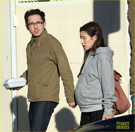 Photo: steven yeun steps out with pregnant wife joana 15 | Photo ...