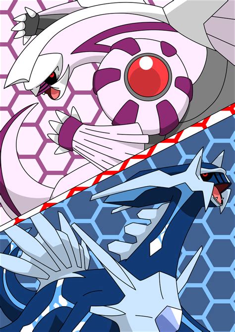 Palkia And Dialga by SpacetimePSD on DeviantArt