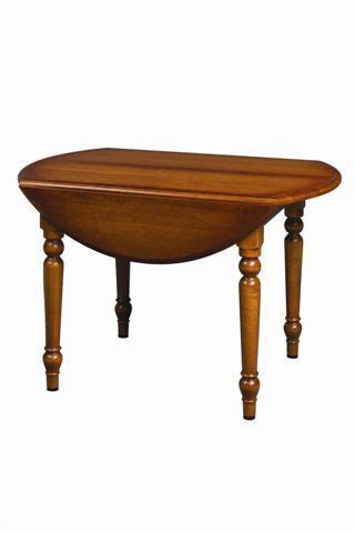Round Drop Leaf Dining Table from DutchCrafters Amish Furniture