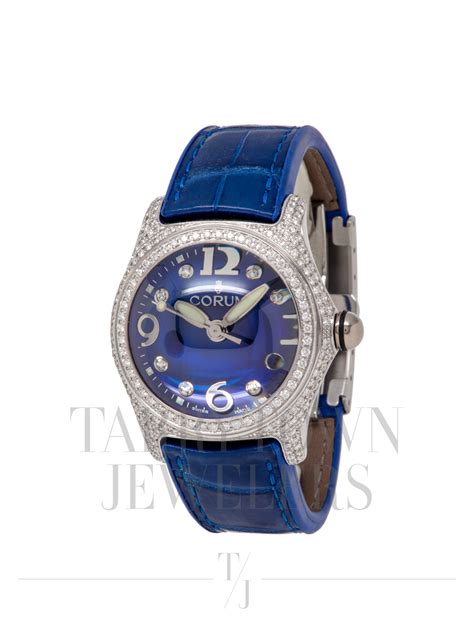 Corum New Watches Midsize Diamond Bubble Watch | Tarrytown Jewelers