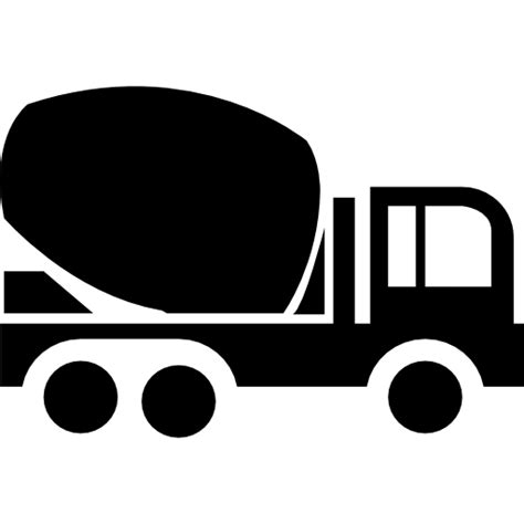 Concrete truck icon