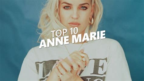 TOP 10 Songs Of - ANNE MARIE - YouTube