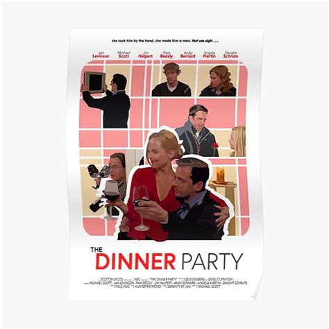 "The Office Dinner Party Poster" Poster for Sale by safnawaz | Redbubble