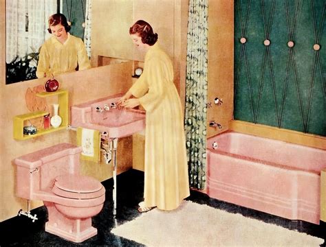 28 vintage pink bathrooms: See some wild bubblegum-era midcentury home decor of the 1950s ...